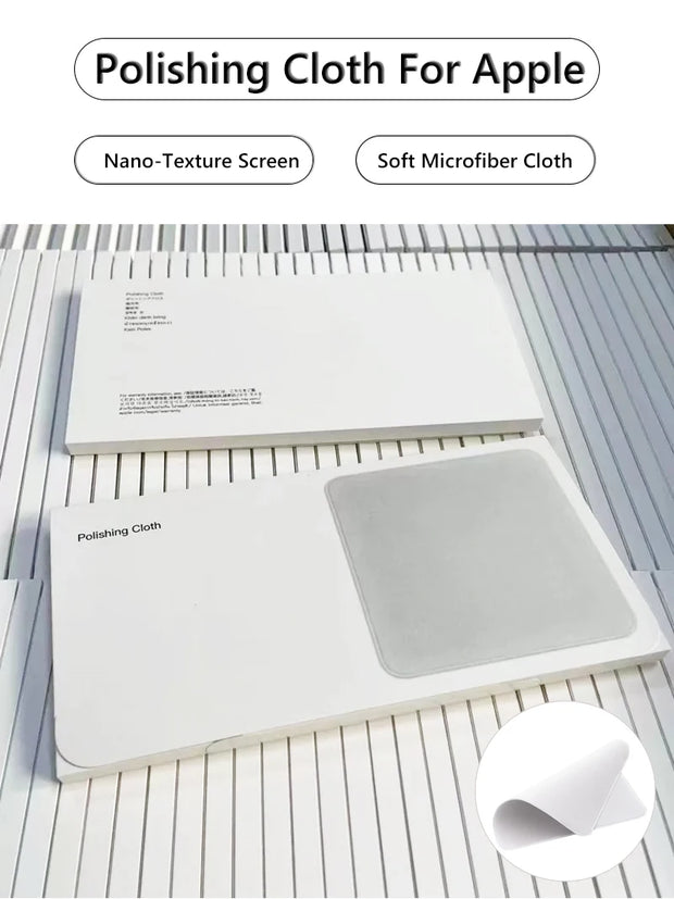 Polishing Cloth for Apple iphone 1:1 Nano-Texture Screen Cleaning Cloth for iPad Mac iPod Pro Watch Lens Camera Display Cleaner