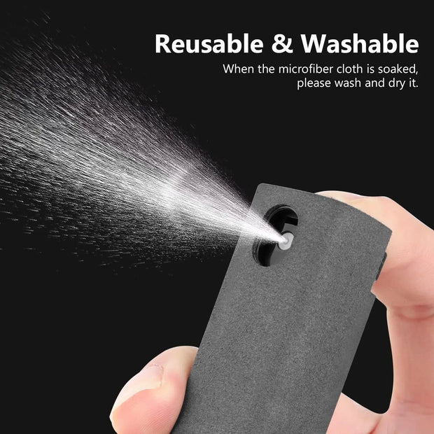 Mini Screen Cleaner Spray Smartphones Soft Microfiber Polishing Cloth Phone PC Cleaner Set Cleaning Brush for Apple IPad IPhone