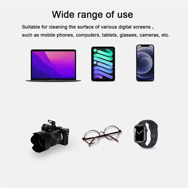 1-10pcs Universal Screen Cleaning Polishing Cloth for Apple iPhone 14 13 12 iPad Macbook Screen Display Polishing Cleaning Wipes