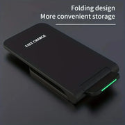 15W Wireless Charger For iPhone 16 15 14 13 12 Pro Max Stand Fast Charging Charger for Samsung Note 20/10 S21 Ultra Foldable