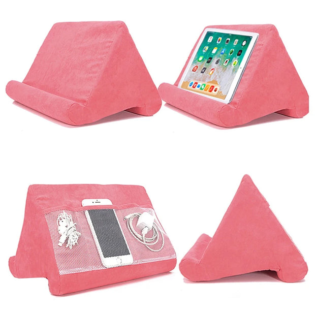 Sponge Pillow Tablet Holder for IPad Samsung Huawei Xiaomi Tablet Holder Mobile Phone Support Pillow Multi-angle Reading Stand