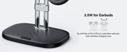 SwanScout 706M 3 In 1 Dual Magnetic Charging Station for iPhone 16 15 14 13 12 Series Wireless Charger for AirPods 4 3rd Pro 2nd