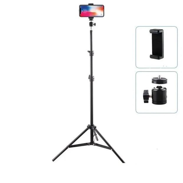 Foldable 56cm-160cm Extendable Mobile Phone Stand Holder Live Tripod Video Recording Selfie Landing  Monpod For All Phone Camera