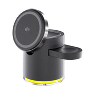 Magnetic Qi2 Wireless Charger 3-in-1 Fast Charging Station Stand Folding Holder for iPhone 16 15 14 Pro Max Airpods Apple Watch