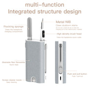 5 in 1 Phone Screen Cleaning Tools with Spray Port Portable Earphone Cleaning Pen Multifunctional Accessories for Airpods 3