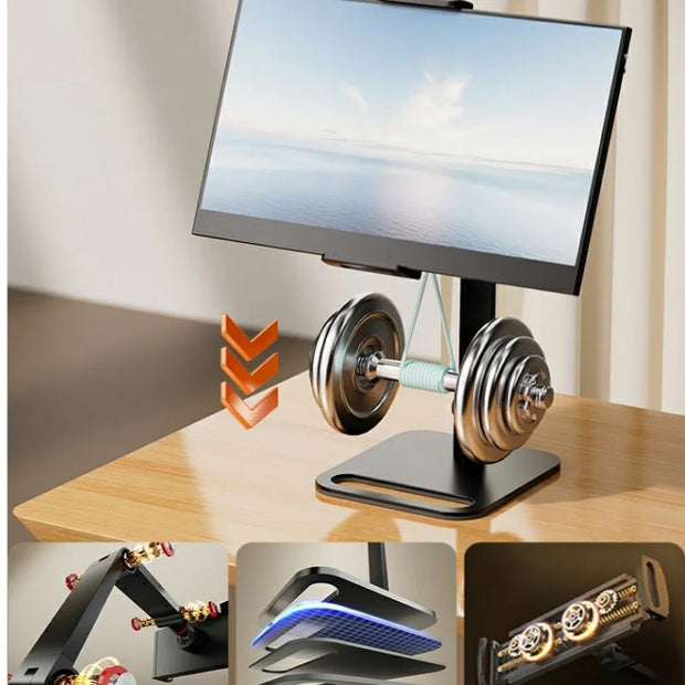 Universal Monitor Desk Holder Stand For 12-17.3Inch Expandable Display Base VESA Mount External Vertical Screen Folding Holder