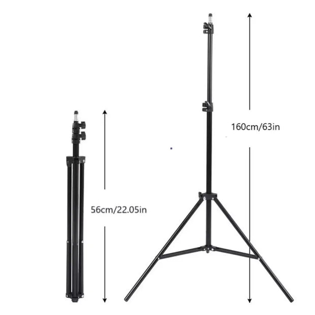 Foldable 56cm-160cm Extendable Mobile Phone Stand Holder Live Tripod Video Recording Selfie Landing  Monpod For All Phone Camera
