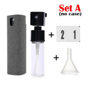 2in1 Microfiber Screen Cleaner Spray Bottle For Mobile Phone Ipad Computer Microfiber Cloth Wipe Iphone Cleaning Glasses Wipes