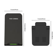 15W Wireless Charger For iPhone 16 15 14 13 12 Pro Max Stand Fast Charging Charger for Samsung Note 20/10 S21 Ultra Foldable