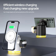 Magnetic Qi2 Wireless Charger 3-in-1 Fast Charging Station Stand Folding Holder for iPhone 16 15 14 Pro Max Airpods Apple Watch