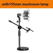 Overhead Tripod with Ring Light Table Tabletop Shooting Stand Tripods with Mobile Phone Holder Boom Arm for Nail Art Photography