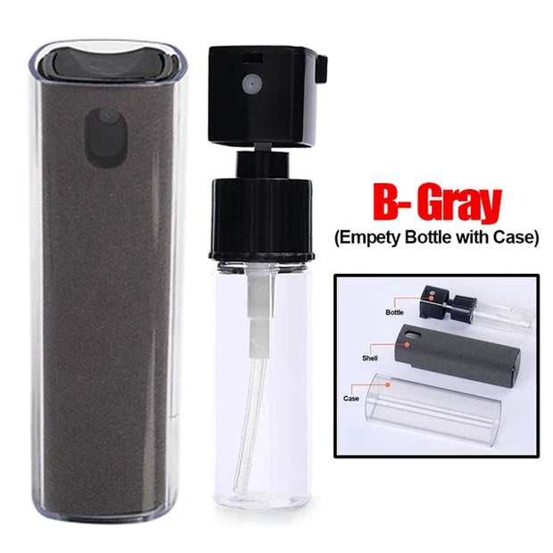Mini Screen Cleaner Spray Smartphones Soft Microfiber Polishing Cloth Phone PC Cleaner Set Cleaning Brush for Apple IPad IPhone