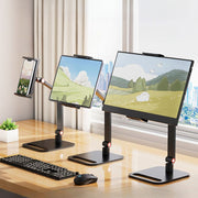 Universal Monitor Desk Holder Stand For 12-17.3Inch Expandable Display Base VESA Mount External Vertical Screen Folding Holder